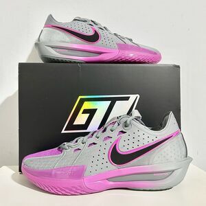 Nike Air Zoom GT Cut 3 “Grey Fuchsia” Men’s Size 11.5 Cushioned Basketball Shoes
